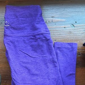 Beyond Yoga Spacedye Caught In The Midi High Waisted Legging, Purple Dahlia